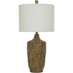 Cameron 31.75 inch 100.00 watt Brown Maple Table Lamp Portable Light