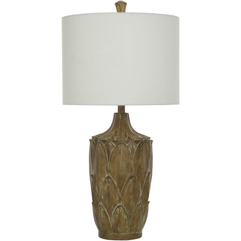 Cameron 31.75 inch 100.00 watt Brown Maple Table Lamp Portable Light