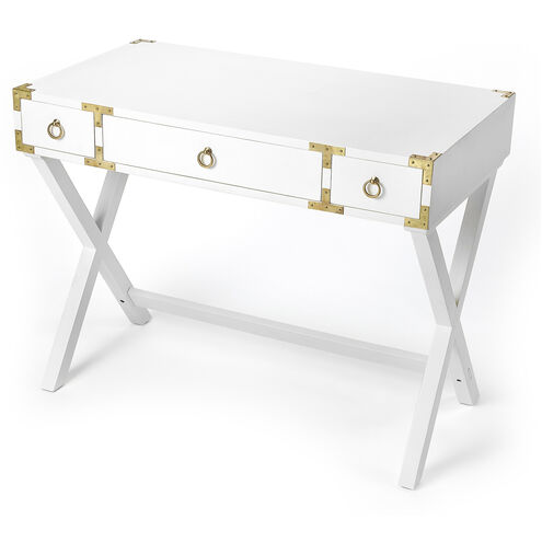Butler Loft Forster 40 X 22 inch Glossy White Desk & Secretary