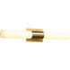 Magneta 2 Light 27 inch Aged Brass Vanity Light Wall Light