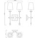Lorainne 2 Light 12.5 inch Oxidized Black Wall Sconce Wall Light
