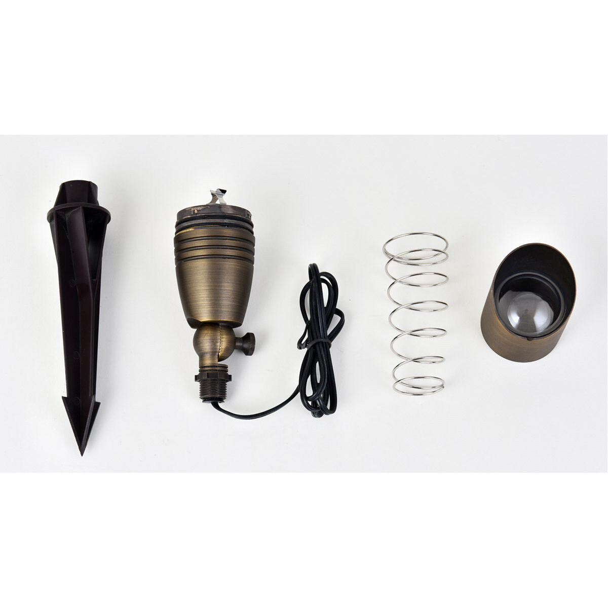 Elitco Lighting C030L Aera 12 50.00 watt Antique Brass Landscape Light