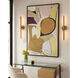 Avian 2 Light 5.75 inch Black Vanity Light Wall Light