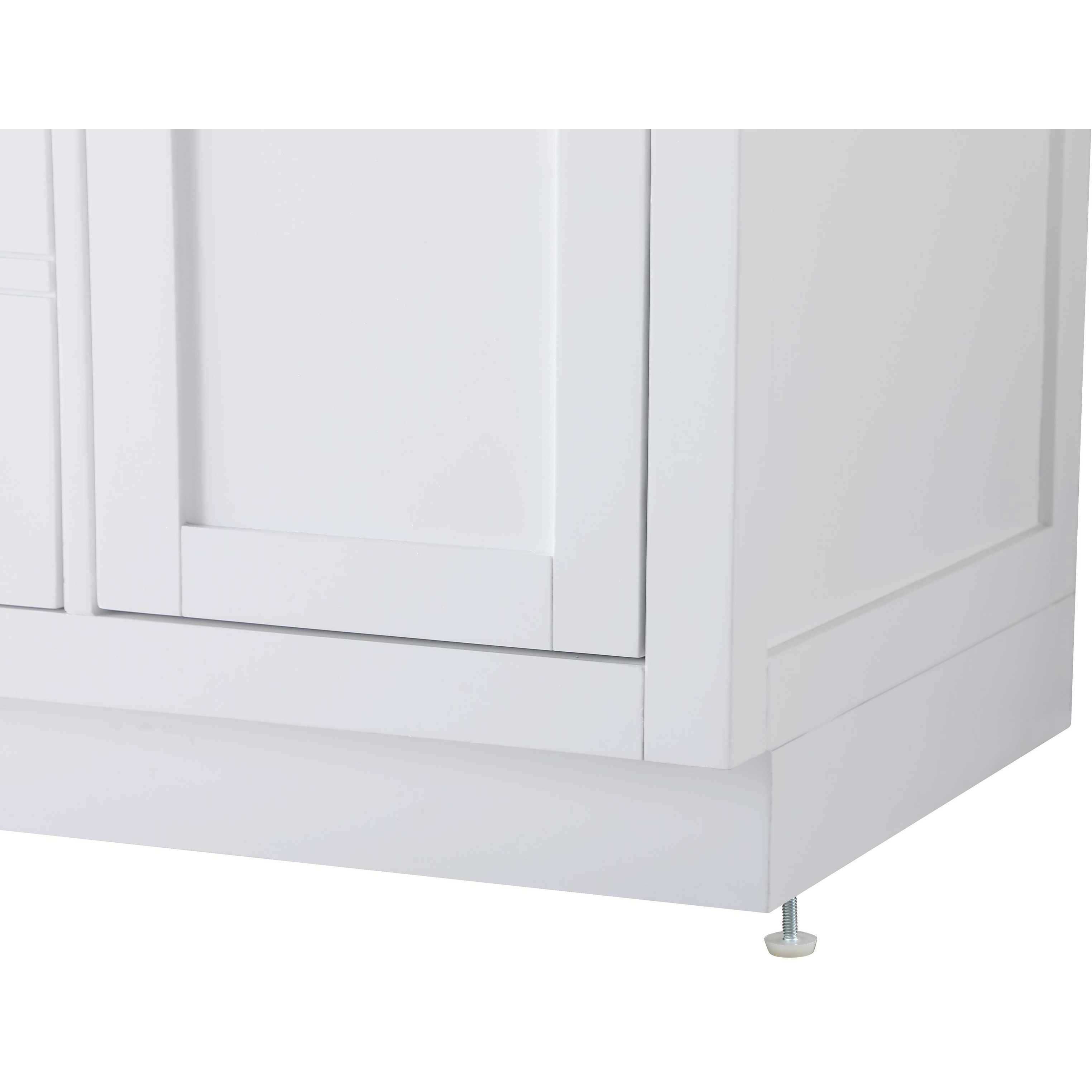 Alden 42 X 35 inch White Bathroom Vanity Cabinet
