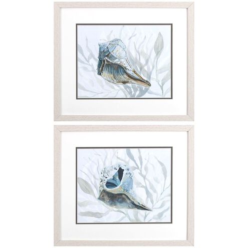 Waterside Collection Blue Framed Art