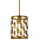 Levante 1 Light 10 inch Brass Pendant Ceiling Light