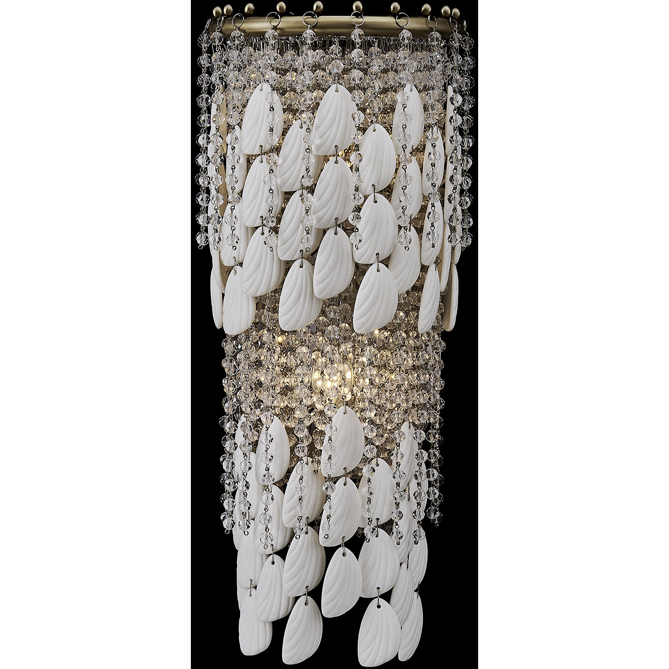 Farfalle 2 Light 8.75 inch Brushed Champagne Gold Wall Sconce Wall Light