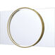 Trails 46 X 30 inch Gold LED Mirror