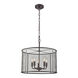 Light Visions Industrial 5 Light 21 inch Black Chandelier Ceiling Light 15209-5 - Open Box