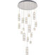 Polaris LED 28 inch Chrome Chandelier Ceiling Light