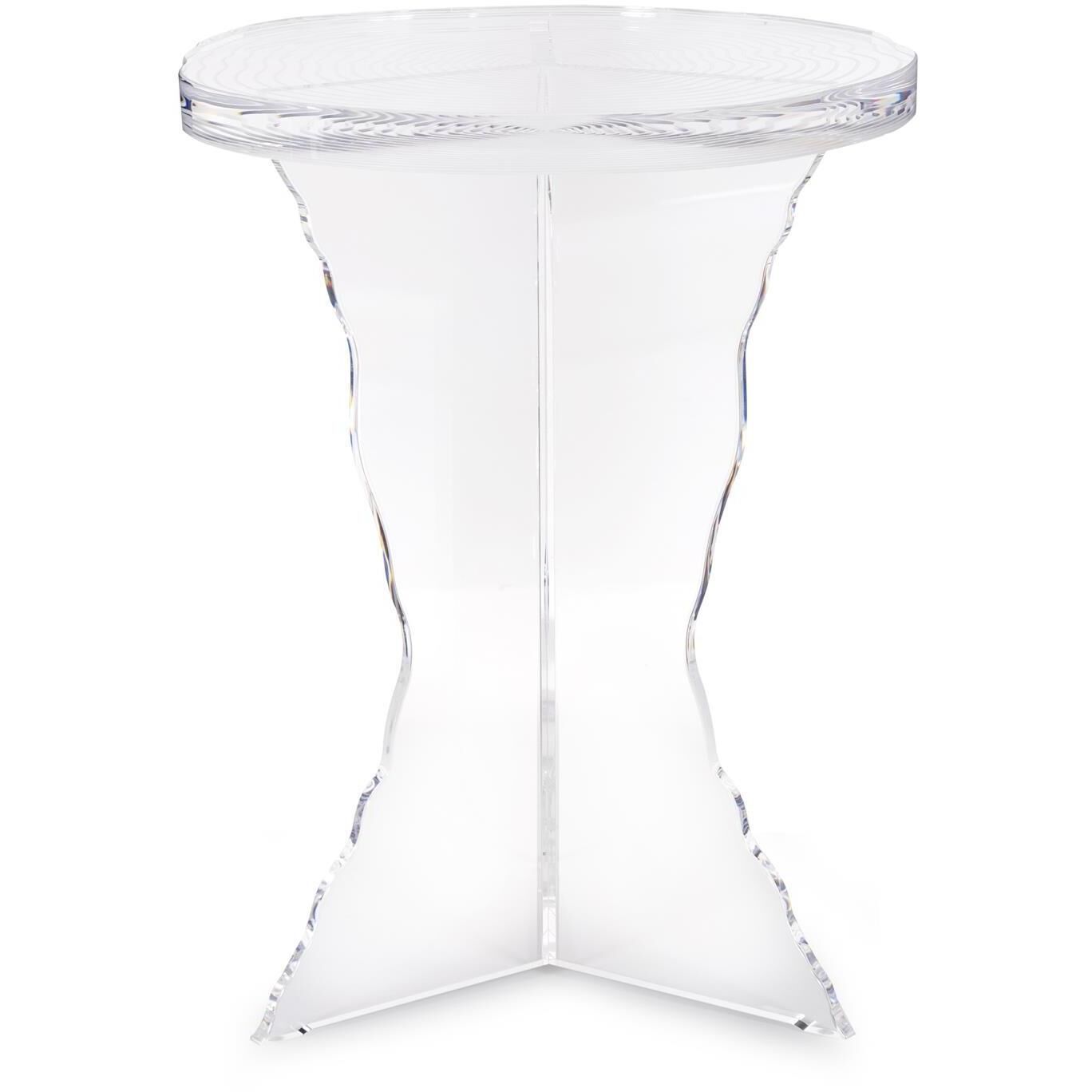 Chambord 24 X 18.25 inch Clear Side Table