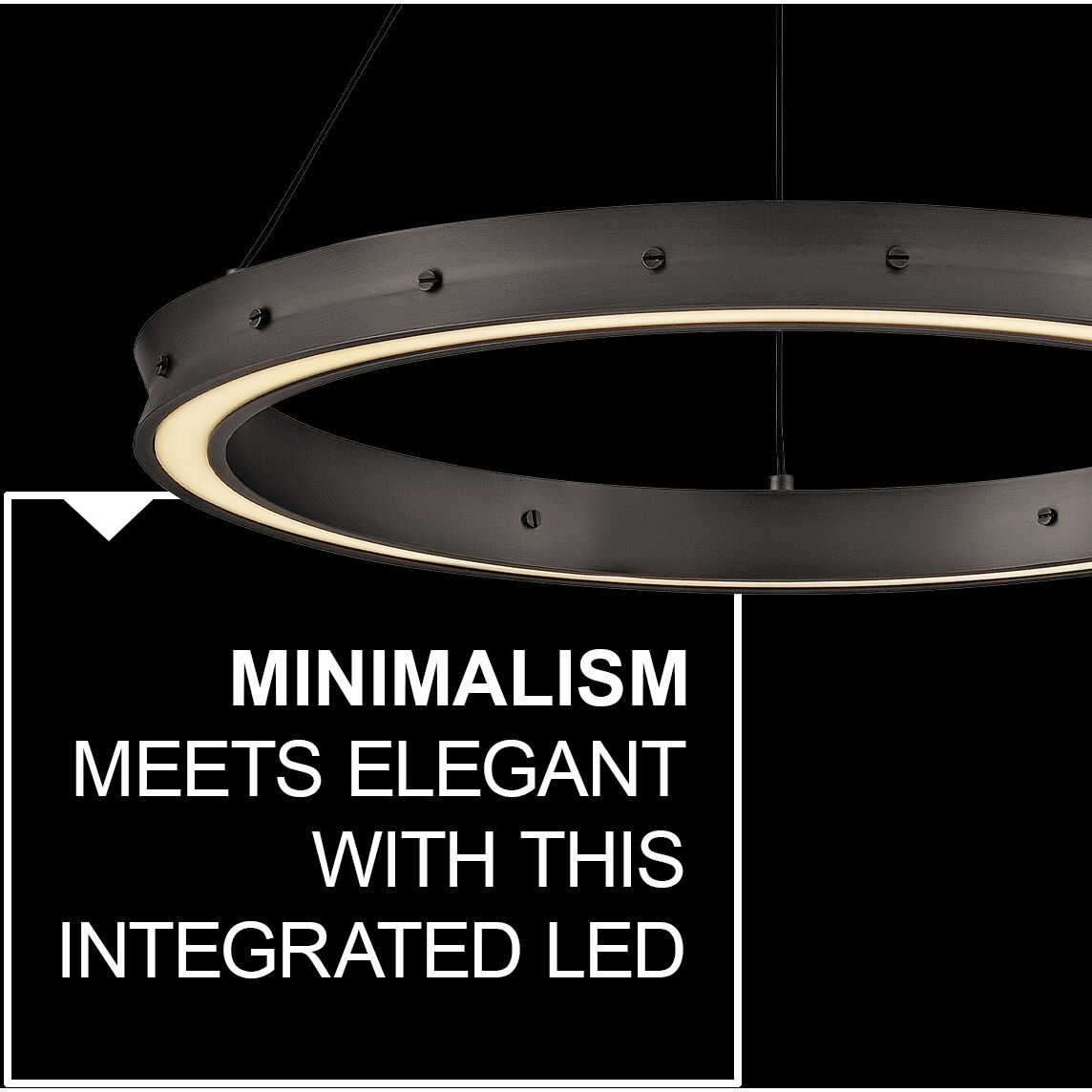 Althea LED 26 inch Satin Black Chandelier Ceiling Light