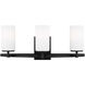 Alturas LED 22 inch Midnight Black Wall Bath Fixture Wall Light