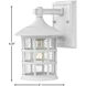 Freeport Coastal Elements Outdoor Wall Mount Lantern in Textured White
