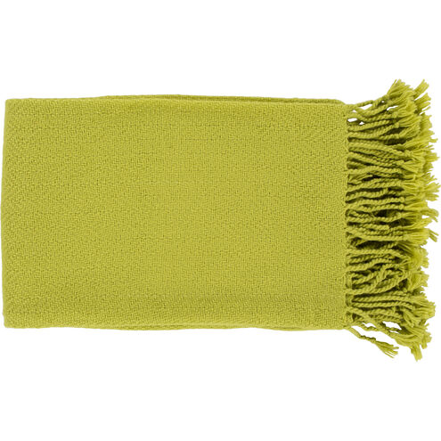 Turner 60 X 50 inch Light Olive Throw, Rectangle