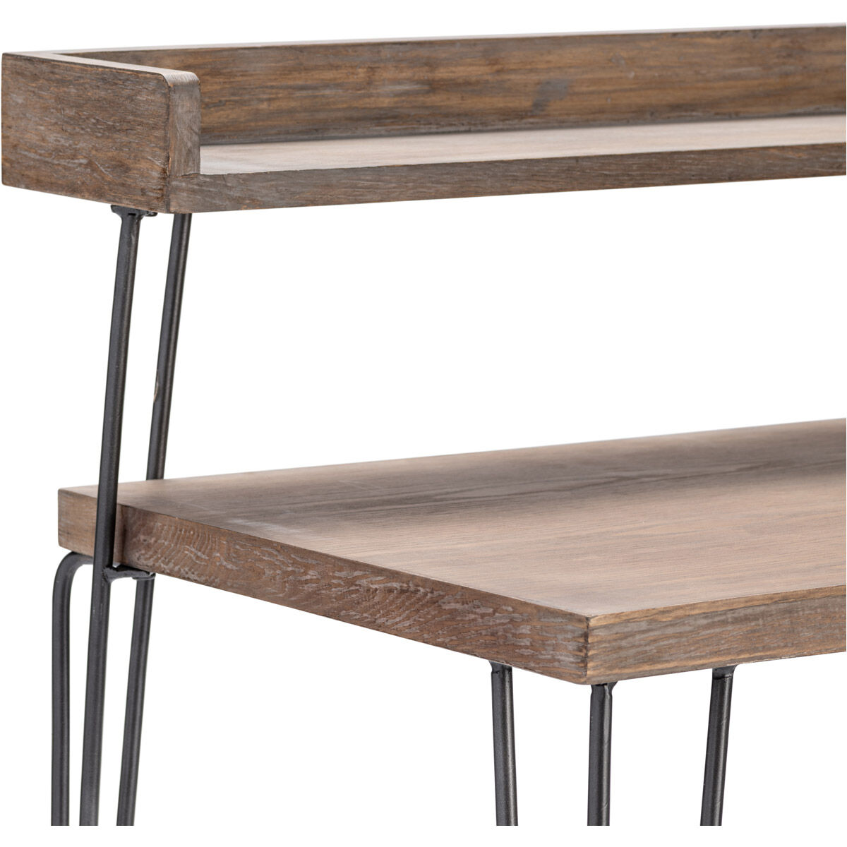 Cody 43 X 18 inch Dark Brown and Black Desk