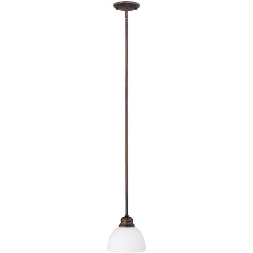 Peckham 1 Light 7 inch Burnished Bronze Mini-Pendant Ceiling Light in Soft White