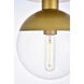Oyster Bay 1 Light 8 inch Brass Flush Mount Ceiling Light