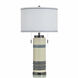 Labin 32 inch 60 watt Labin Blue Table Lamp Portable Light