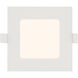 EnviroLite LED 6.85 inch White Slim Panel Downlight Ceiling Light