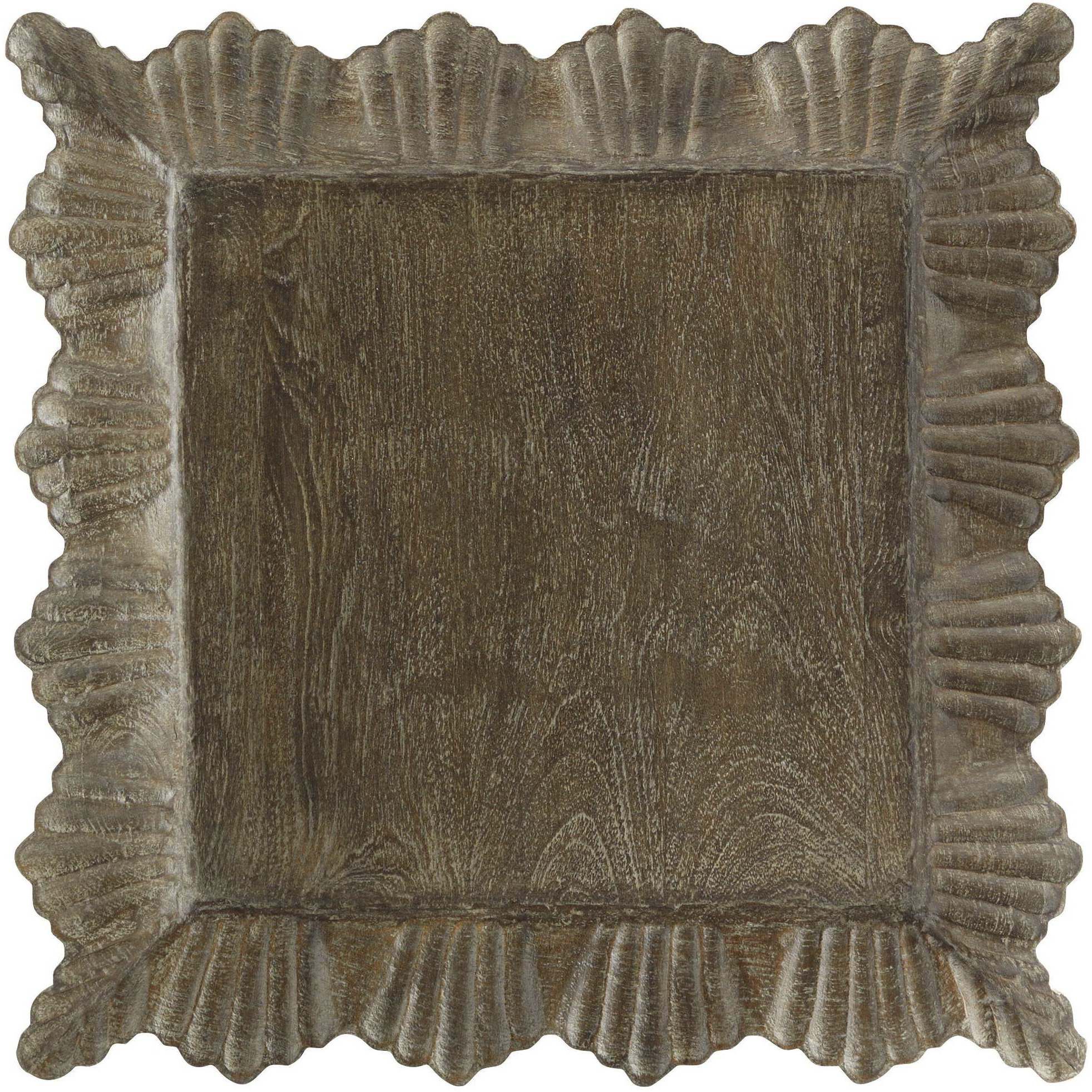 Lorenza Brown Tray, Large