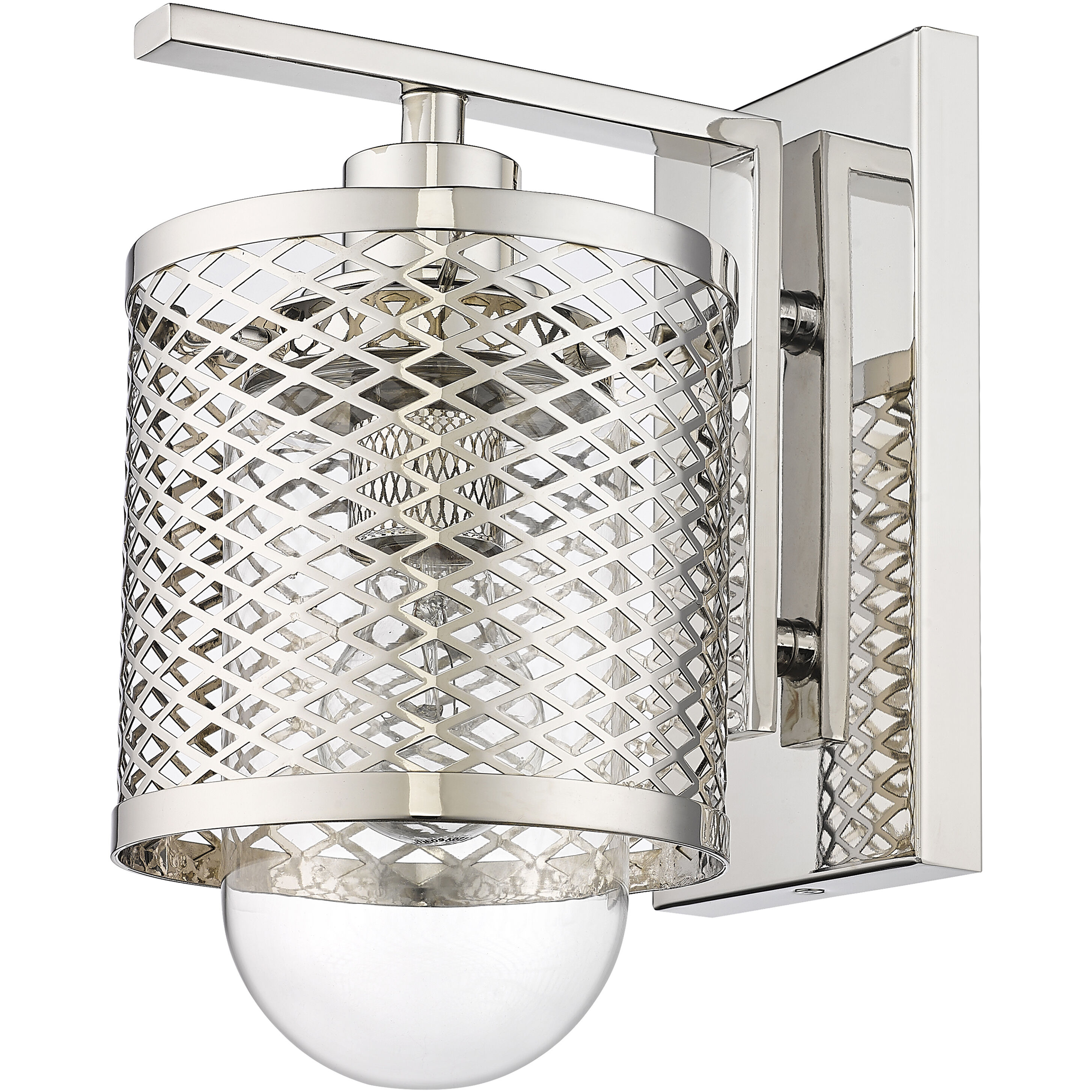 Kipton 1 Light 6 inch Polished Nickel Wall Sconce Wall Light