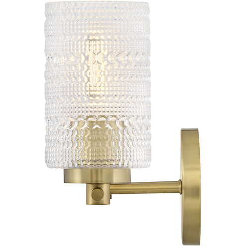 Mabel 3 Light 24.5 inch Lacquered Brass Bath Light Wall Light