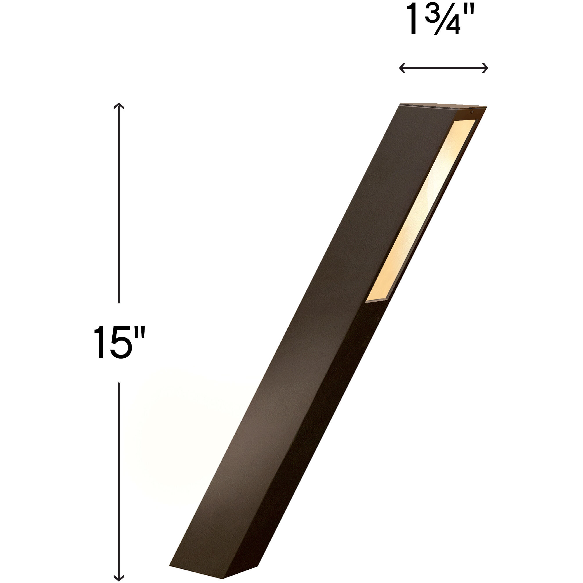 Piza 12v 1.50 watt Bronze Landscape Path Light