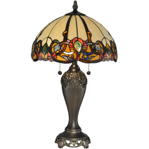 Evelyn 27 inch 75.00 watt Antique Golden Bronze Table Lamp Portable Light