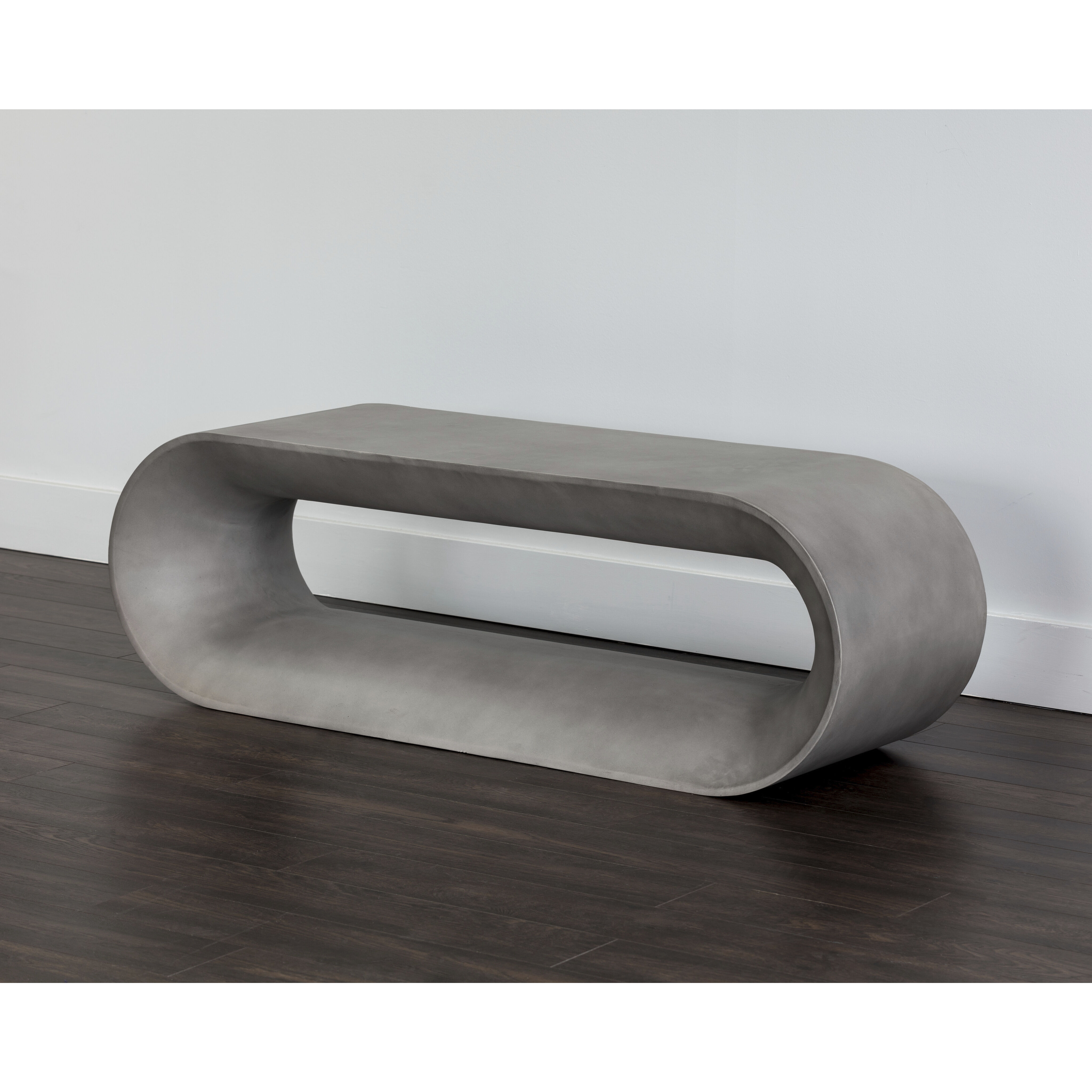 Capsule Grey Outdoor Bench