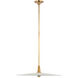 Thomas O'Brien Truesdell LED 24 inch Hand-Rubbed Antique Brass Pendant Ceiling Light