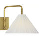 Amber Lewis Waylon LED 10 inch Hand-Rubbed Antique Brass Articulating Sconce Wall Light
