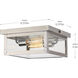 Union Square 2 Light 12 inch Stainless Steel Outdoor Flush Mount, Design Series