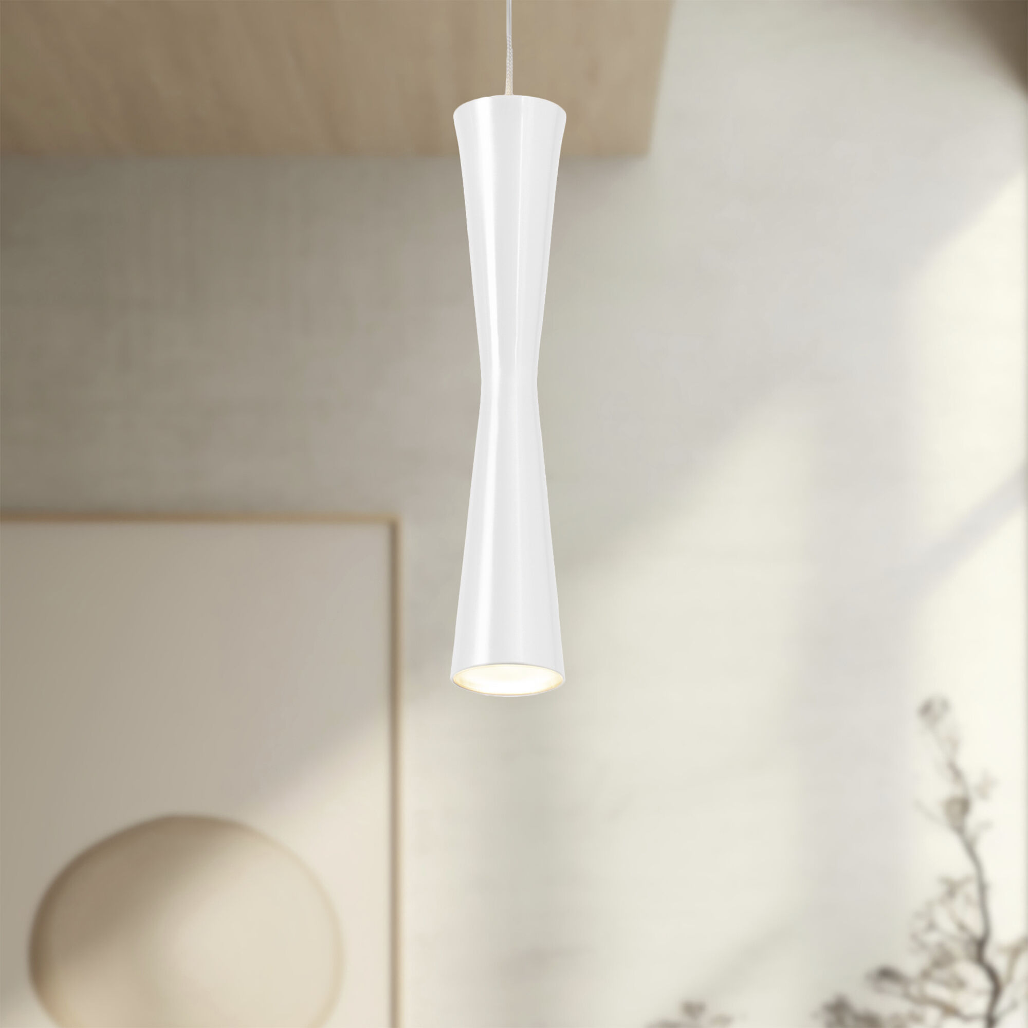 Robson LED 2.38 inch White Pendant Ceiling Light
