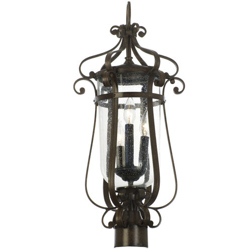 Hartford 3 Light 11.00 inch Post Light & Accessory