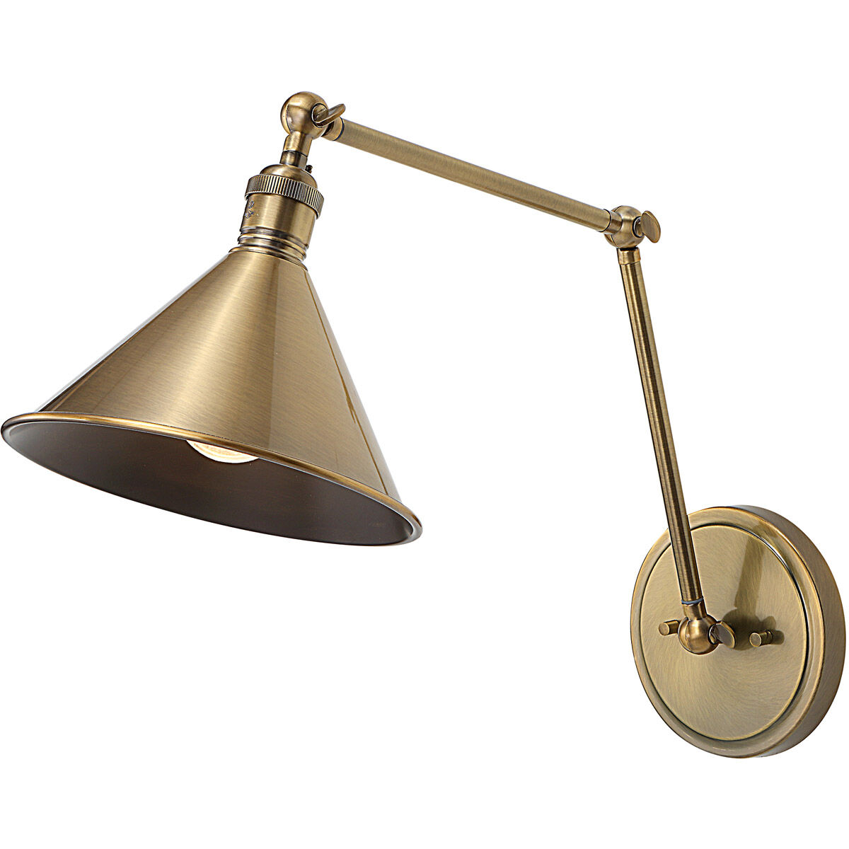Exeter 25 inch 60.00 watt Oxidized Antique Brass Adjustable Sconce Wall Light
