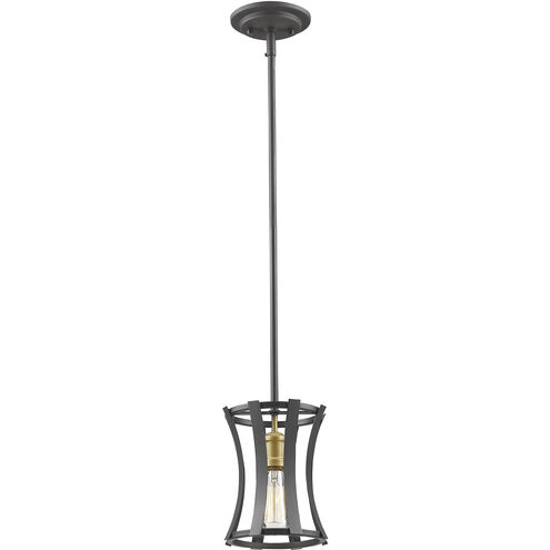 Geist 1 Light 6.5 inch Bronze Gold Pendant Ceiling Light