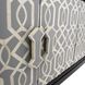 Shearer 60 inch Black and Gray with White Credenza