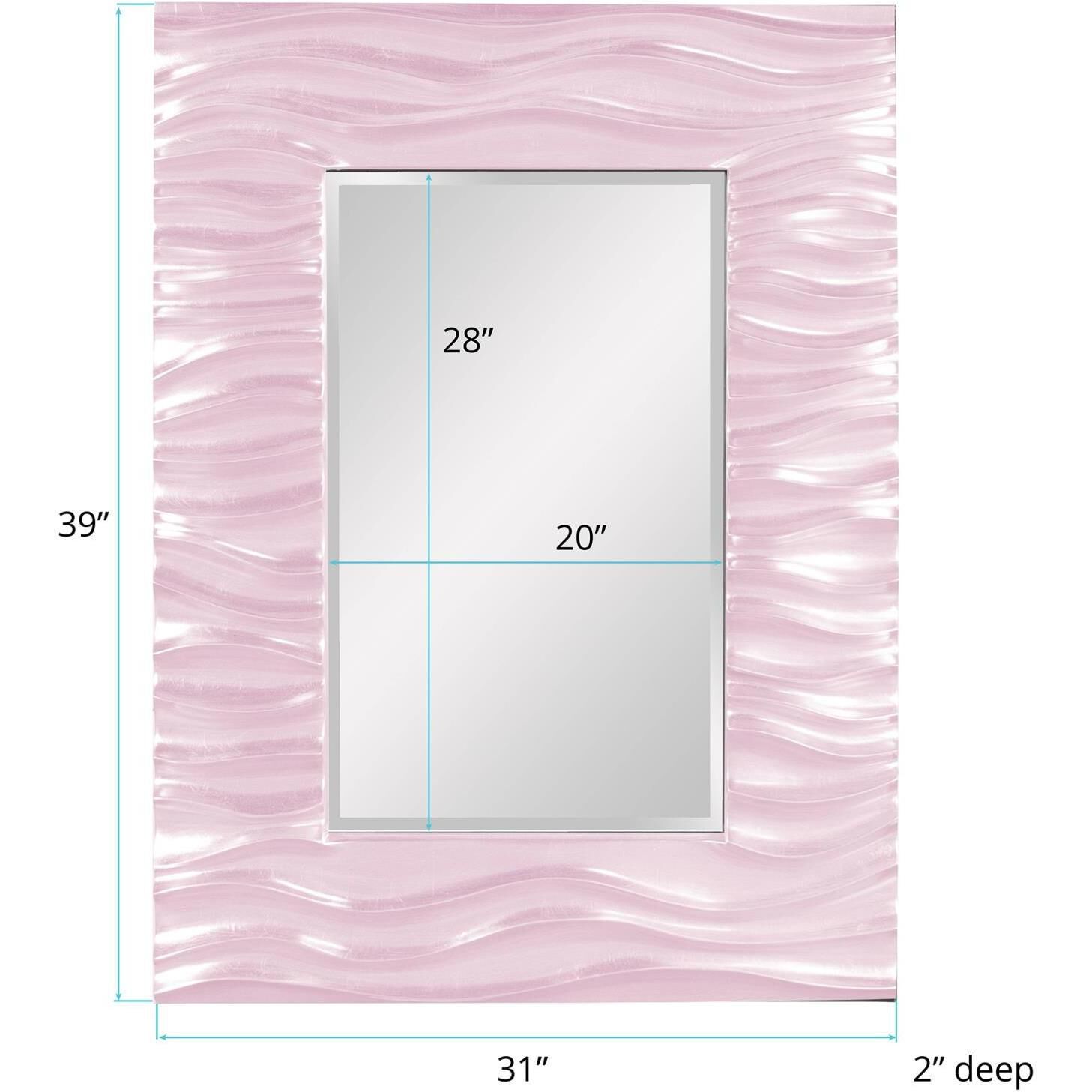 Zenith 39 X 31 inch Lilac Mirror
