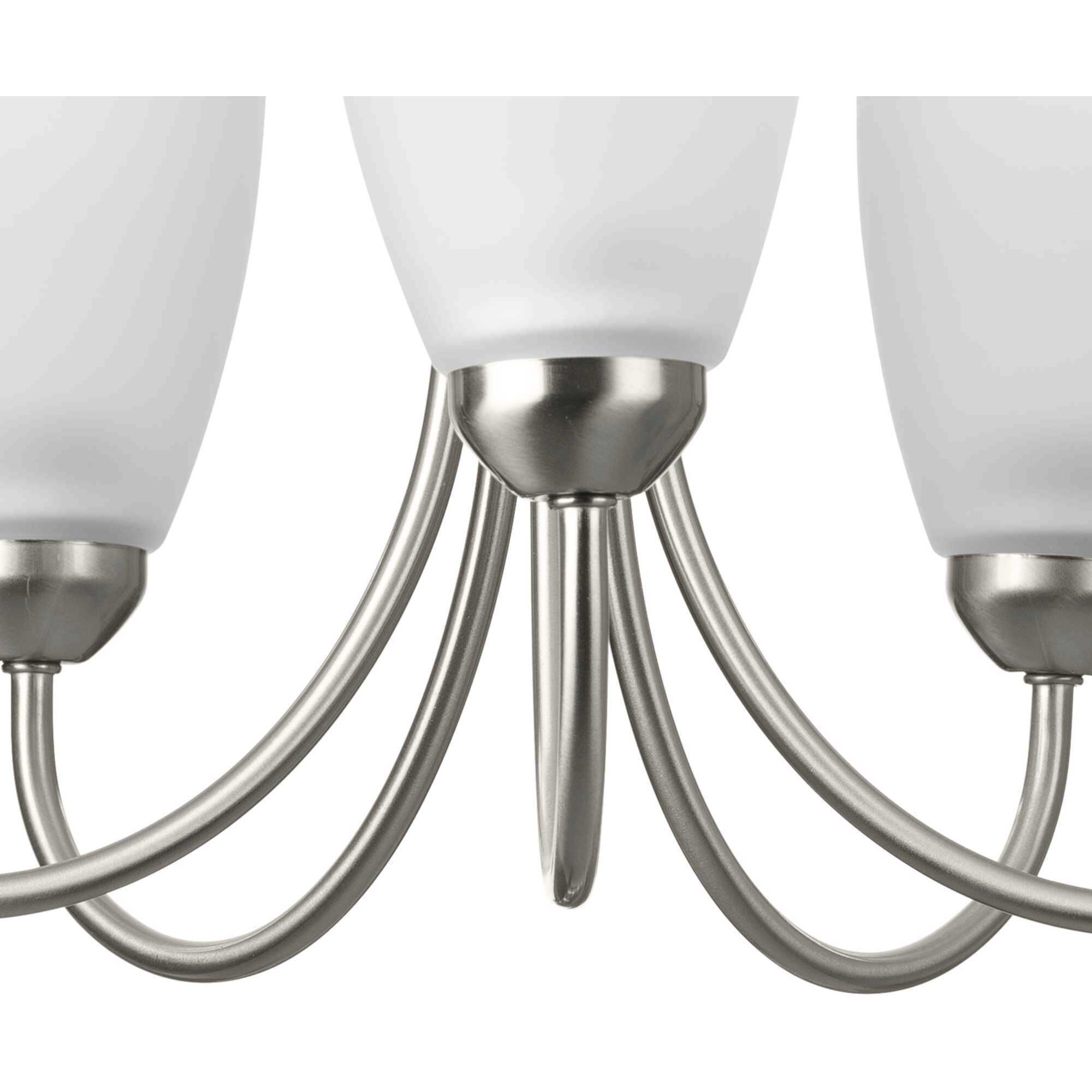 5 arm ceiling light with glass shades 2025
