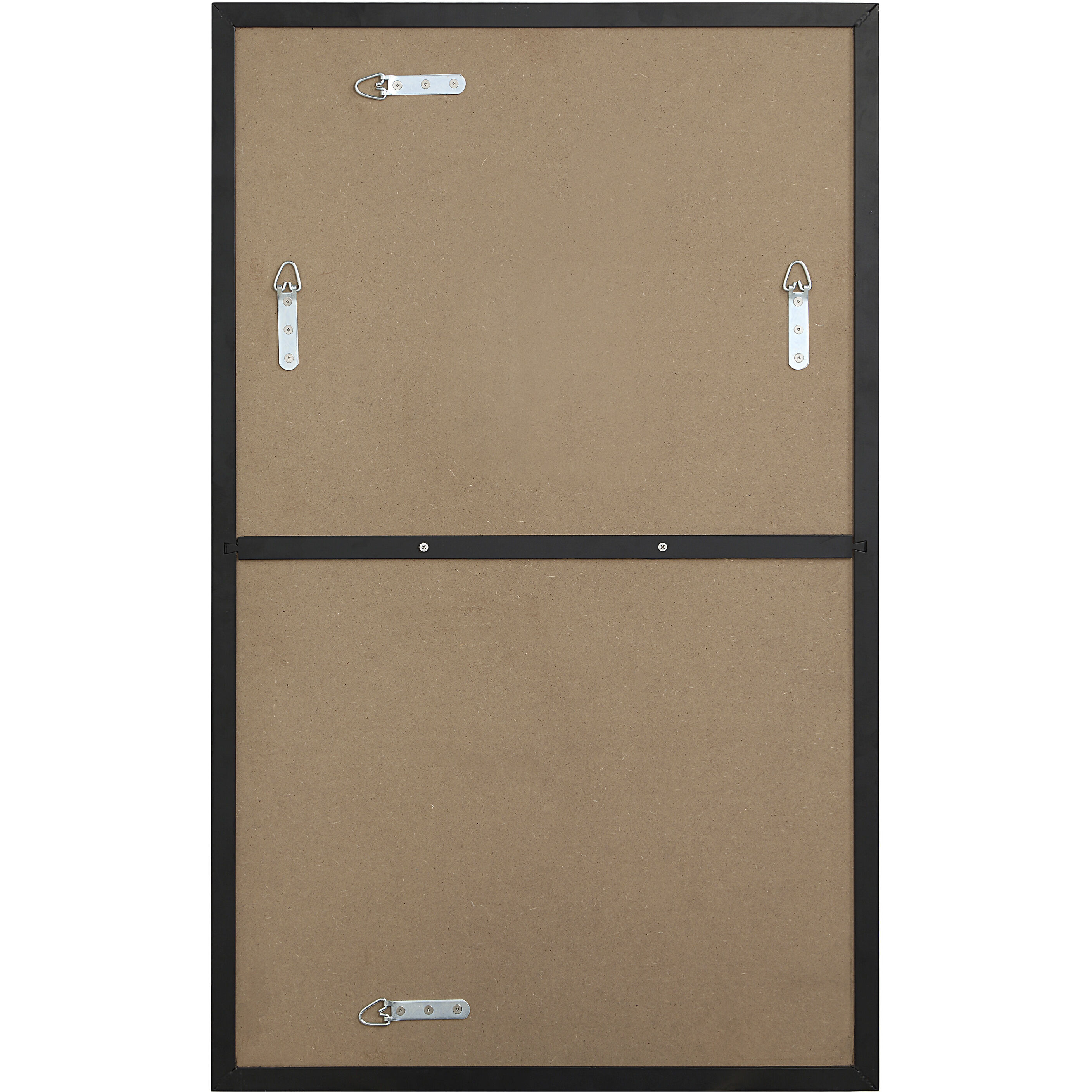 Loutro 36 X 22 inch Matte Black Wall Mirror