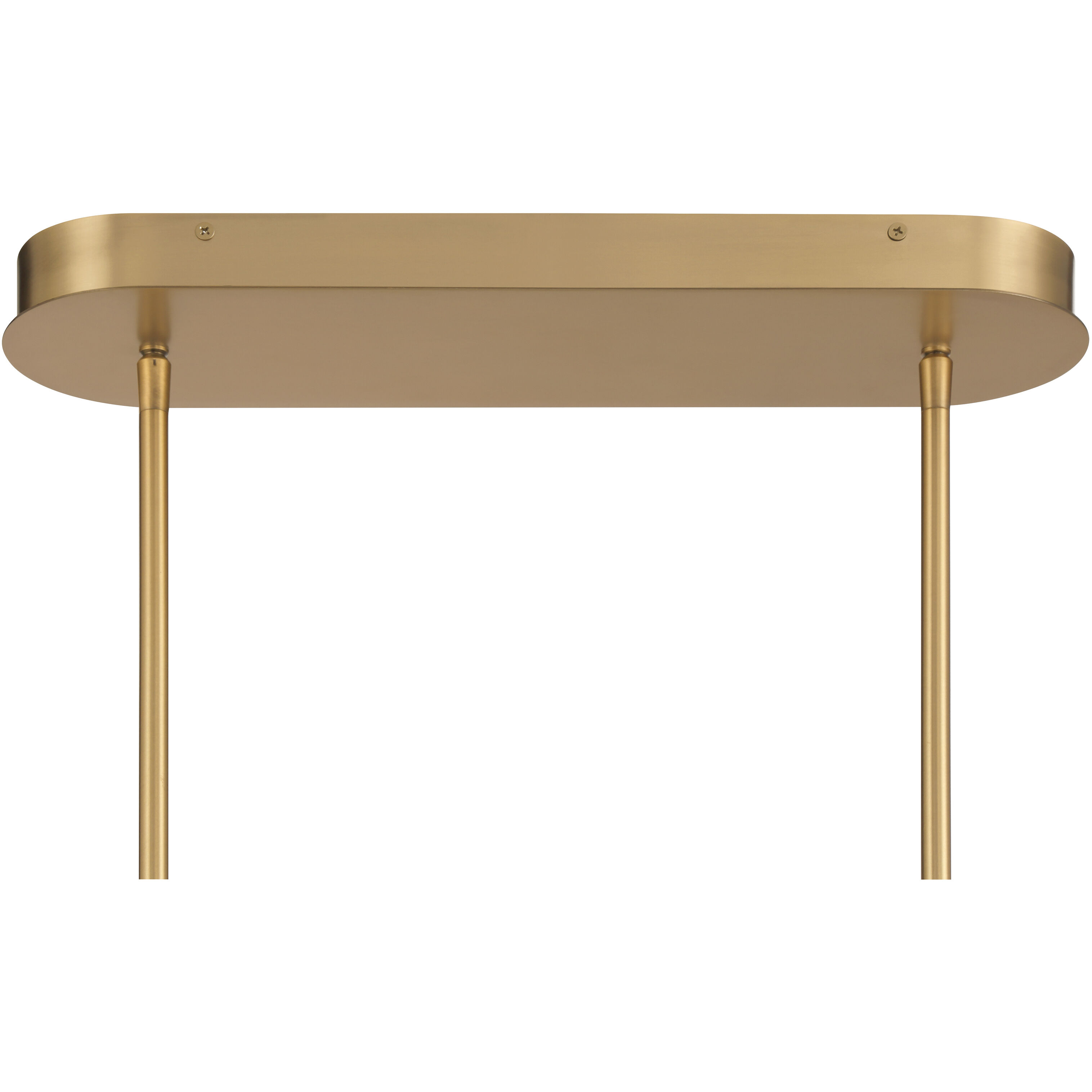 Linthor LED 64 inch Legacy Brass and Dark Bronze Linear Chandelier Ceiling Light