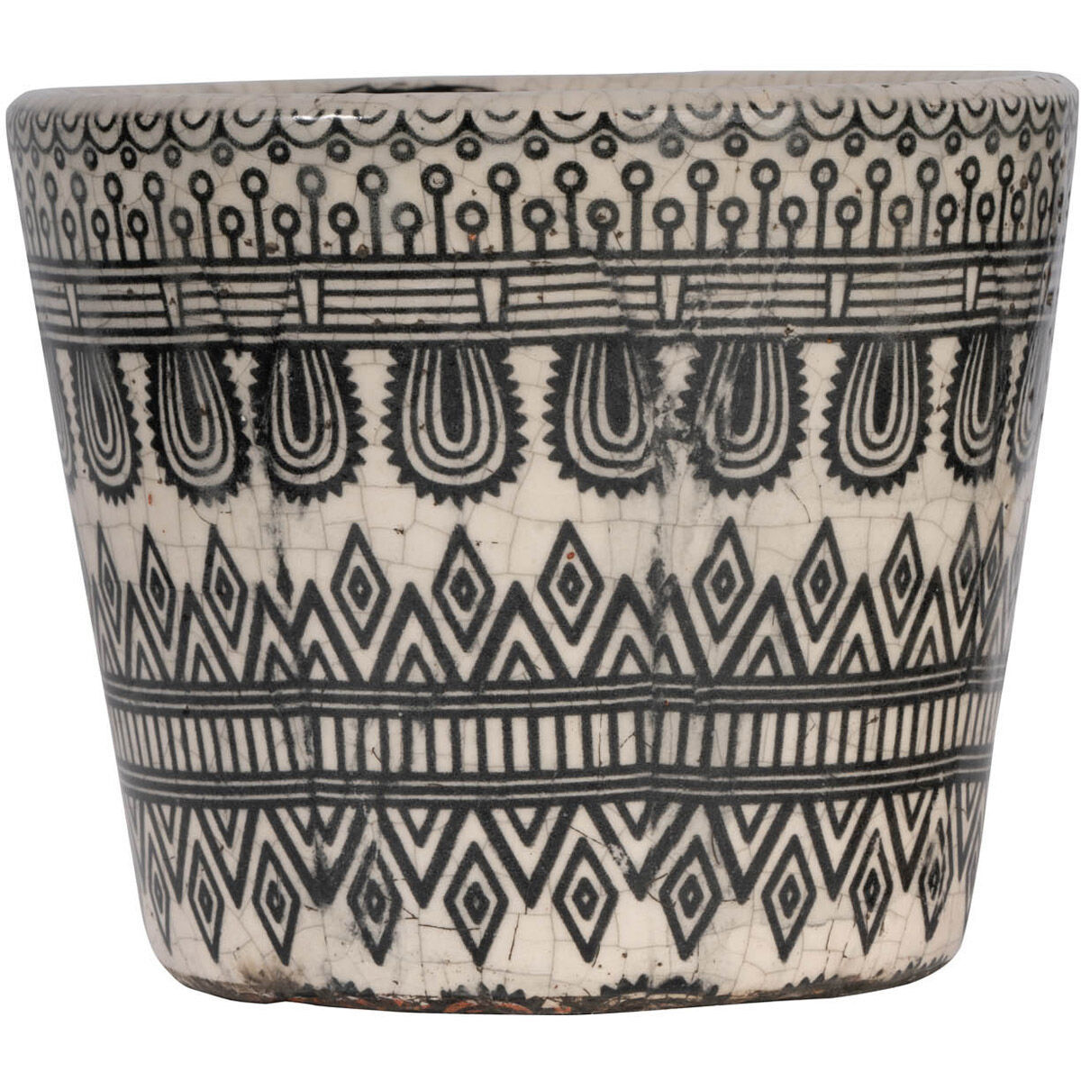 Terracotta Black Planter