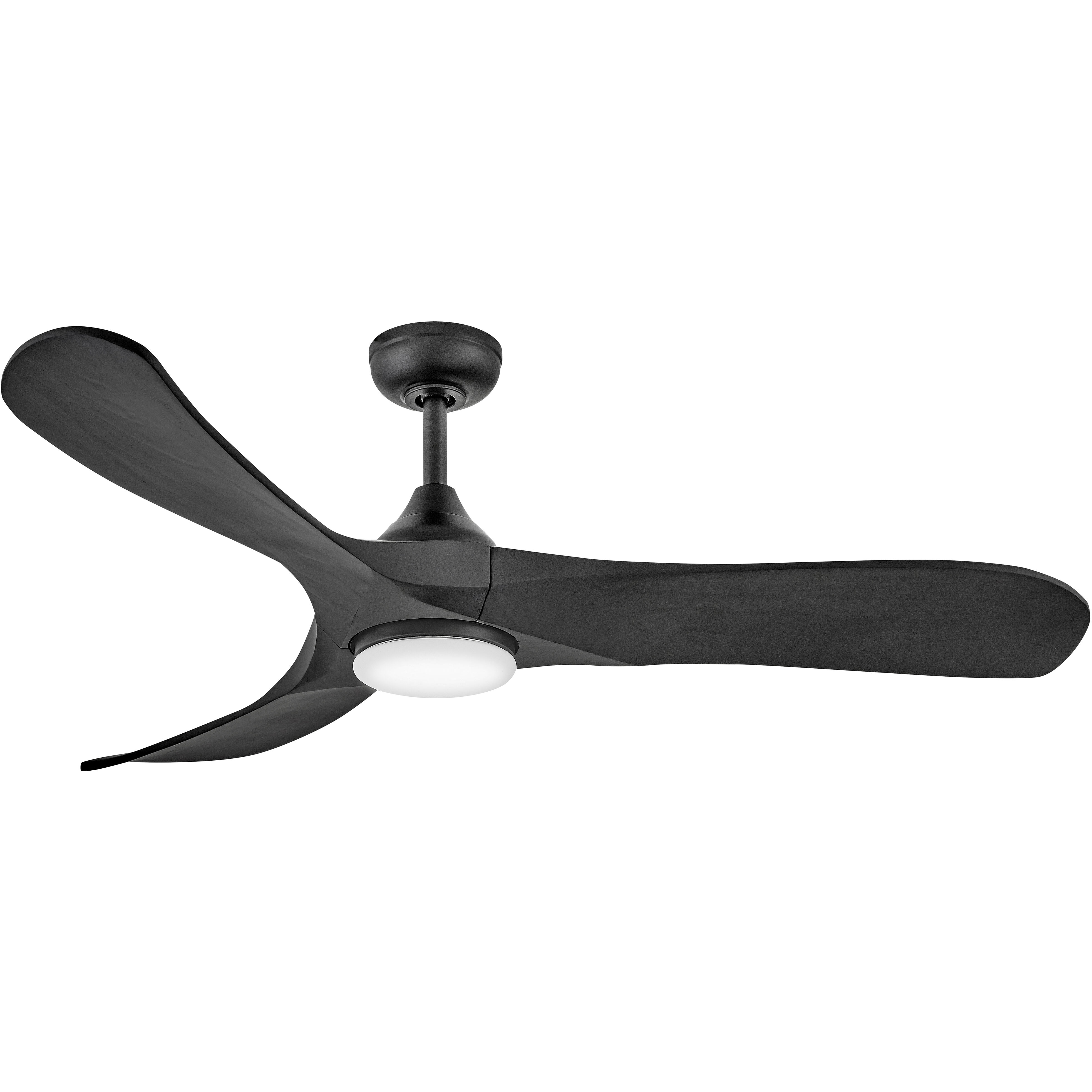Swell Illuminated 56 inch Matte Black Fan