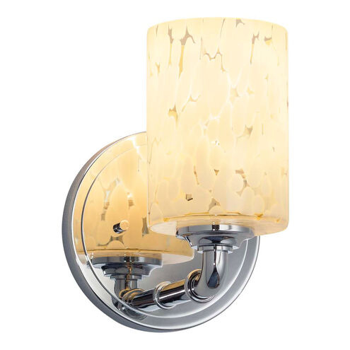 Fusion Wall Sconce Wall Light in 700 Lm LED, Dark Bronze, Square with Flat Rim, Almond Fusion