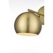 Othello 1 Light 6 inch Satin Gold Bath Sconce Wall Light