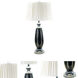 Evelyn 30 inch 150.00 watt Polished Chrome Table Lamp Portable Light