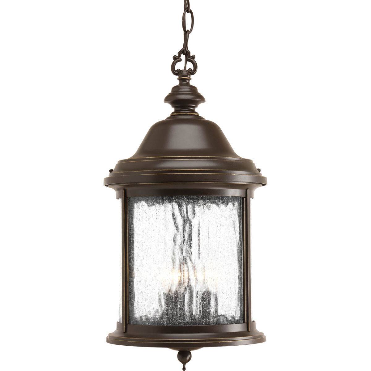 Ashmore 3 Light 10 inch Antique Bronze Outdoor Hanging Lantern
