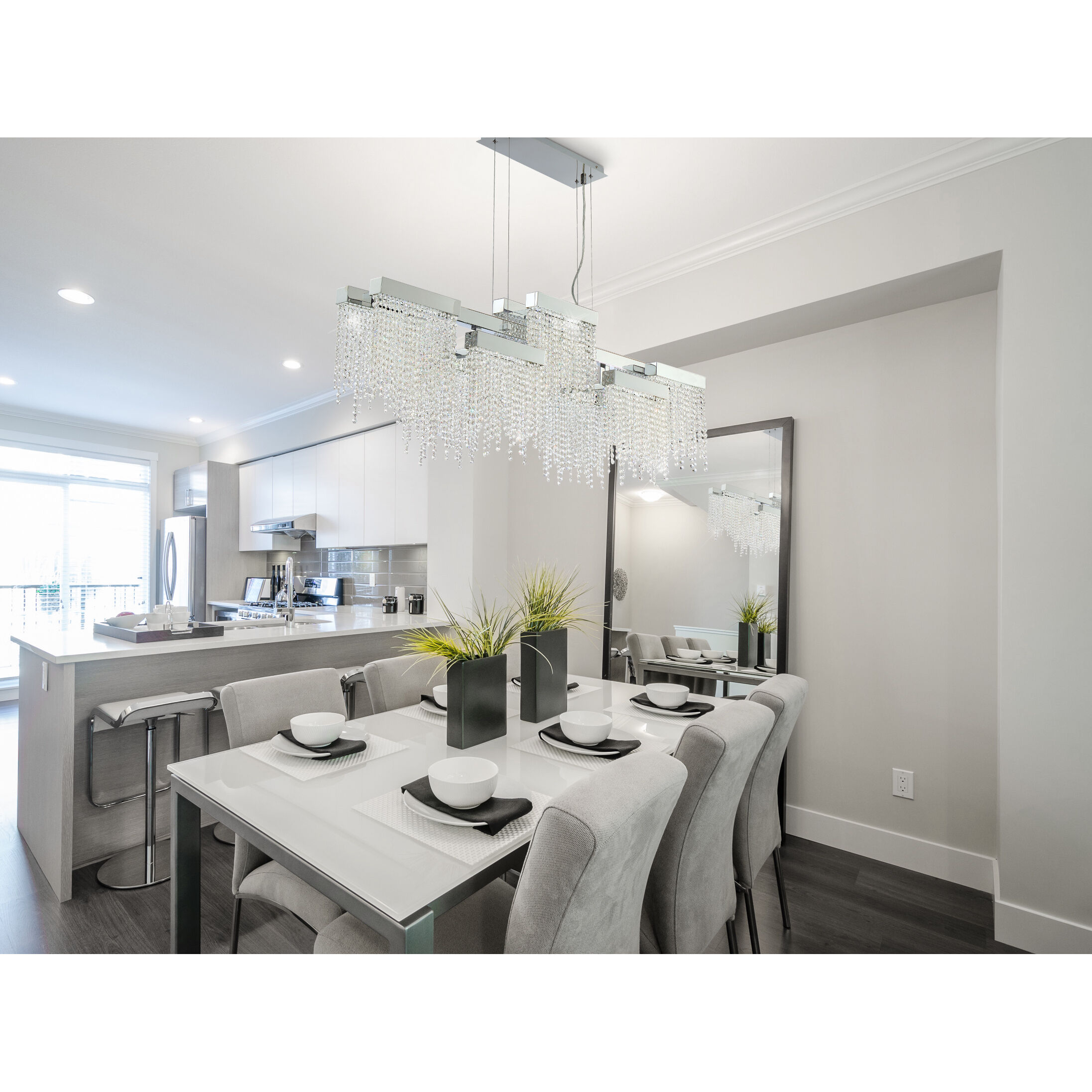 Rossi Linear Chandelier Ceiling Light