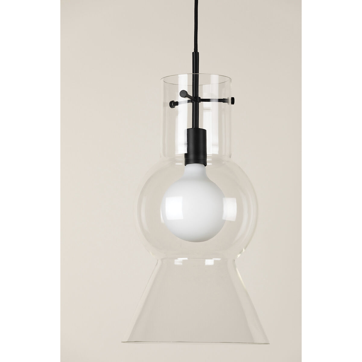 Mirabel 1 Light 11 inch Soft Black Pendant Ceiling Light